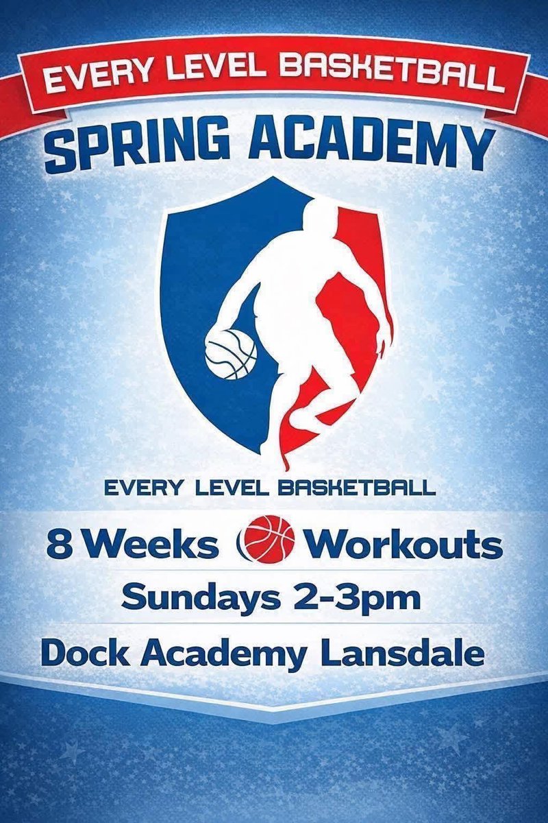 EveryLevelBball's tweet photo. SPRING PROGRAM
6 Weeks 6 Workouts 
What: Skill Workout
Where: Dock Mennonite Academy, Lansdale PA
Ages: 7-16 
Time: 2-3pm
Dates: Sundays – | April 12, 19, 26 | May 3, 10, 17
Register Online and pay Via Venmo: 
https://t.co/MMP1yETDKJ https://t.co/ntfgC7E0wS