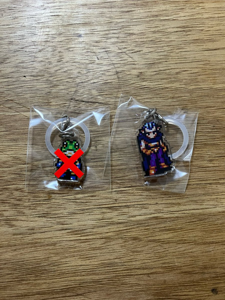 mugizo1015's tweet photo. 更新です。

ゆる募です。
【交換】クロノトリガー  めじるしチャーム

【譲】
魔王　立

【求】
エイラ　立

郵送交換希望です。
詳細はDMにてご連絡お願いいたします。 https://t.co/v8y4eC7NMf