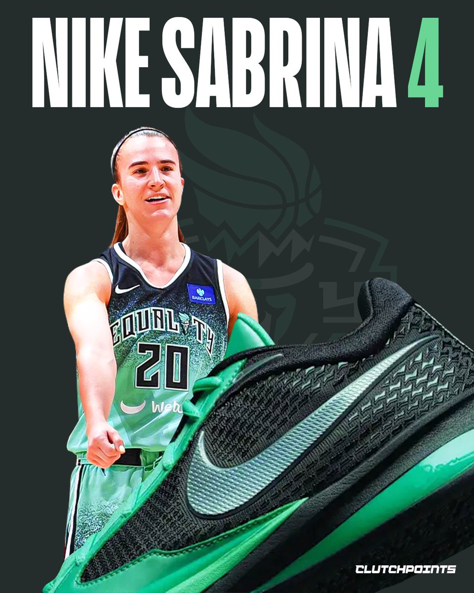 ClutchKicksCP's tweet photo. Sabrina 4 on the way 👀🔥
Nike is all in on her global rise. https://t.co/upoUweXIIW