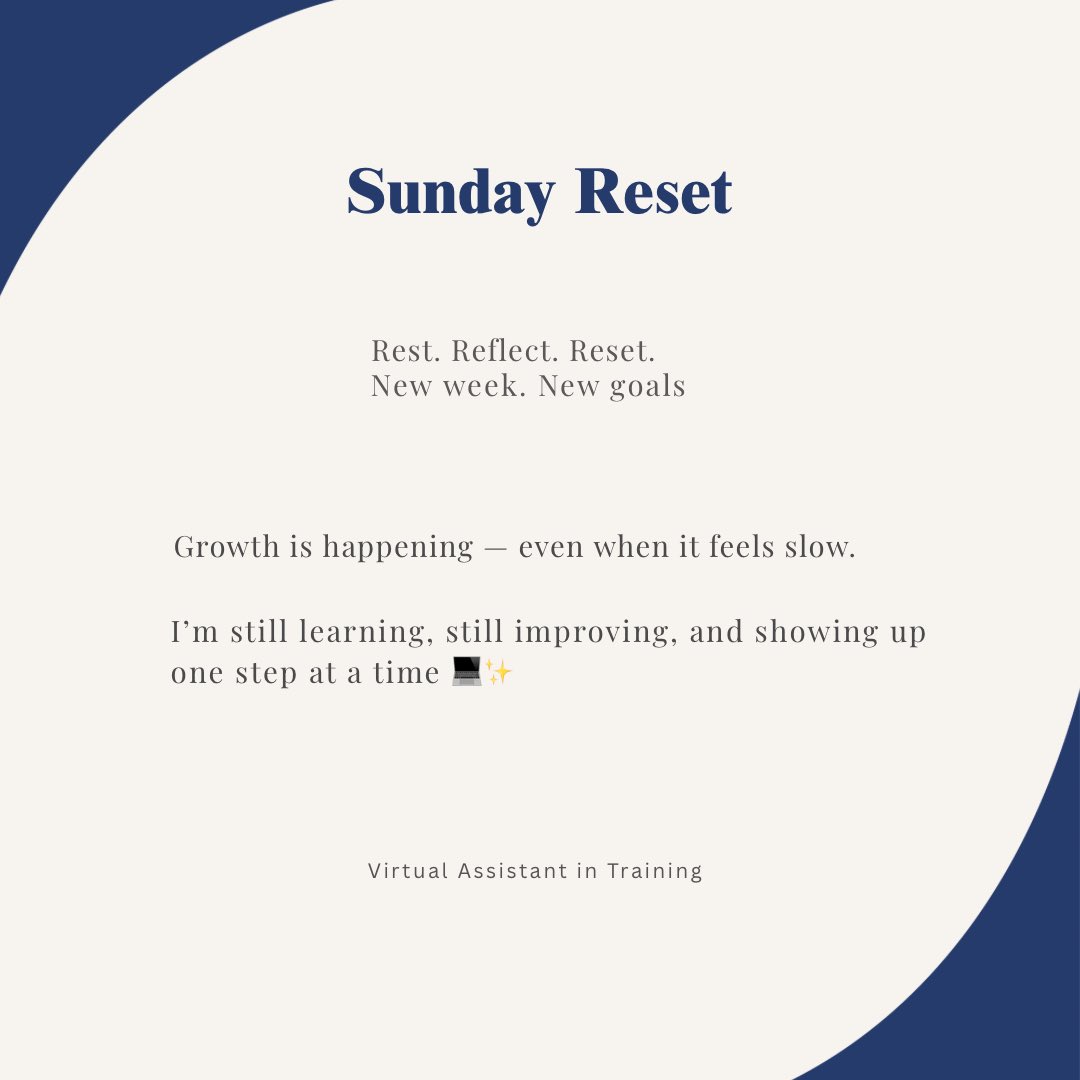 IdaborStephanie's tweet photo. Sunday Reset 🌿

Took a short break… but I’m back.

Still learning. Still growing.
One step at a time 💻✨ https://t.co/yZyqZNpFiC