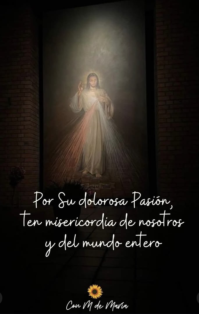 “Aunque sus pecados sean como la escarlata, yo los haré tan blancos como la nieve. Aunque sean rojos como el carmesí, yo los haré tan blancos como la lana…”

Domingo de la Divina Misericordia. 🤍