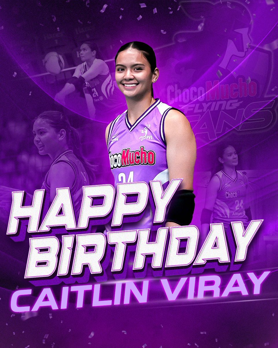 CMFlyingTitans's tweet photo. Another year for Caitlin Viray! 🎂 May your birthday this April 12 be fun and may this year bring you more success, growth, and moments worth celebrating! 💜

#CMFT #UbeNation #ChocoMucho https://t.co/pAsyEyacqY