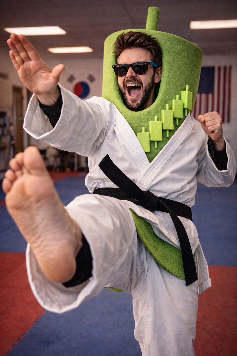 Green Candle Man tweet media