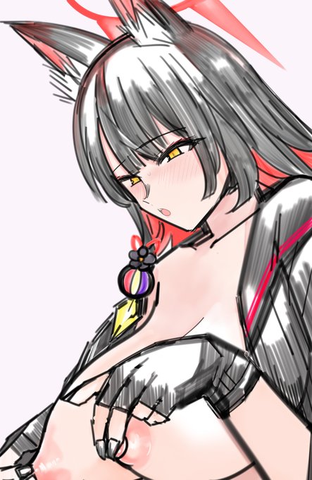 長乳が好きな先生のために、乳伸ばしトレーニングをするワカモ。(水着ワカモがあまりにも爆乳長乳になっていたことに対する合理的な解釈) 