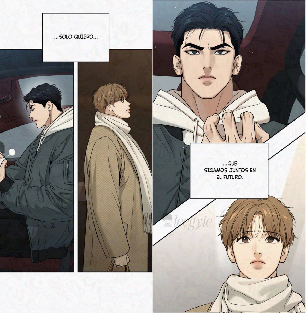 "Solo quiero... que sigamos juntos en el futuro" ambos desean lo mismo 💔

#징크스 #Jinx #Jinxmanhwa