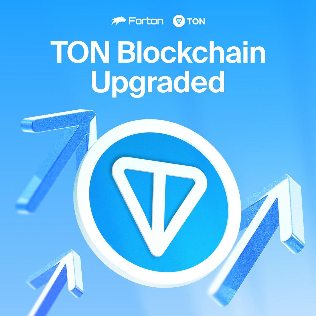 forton_official's tweet photo. 📱 TON blockchain | UPDATE

TON Just Got Faster
The @ton_blockchain has been upgraded and it’s now 10× faster.

⚡️ Block rate increased 6×
⏱️ Transactions are now instant (sub-second)

🪙 This is step 1 of 7 in the Make TON Great Again (MTONGA) roadmap.

Next up: reducing transaction fees by 6×.
The evolution continues

🔗 https://t.co/YfgZQ9UmLS