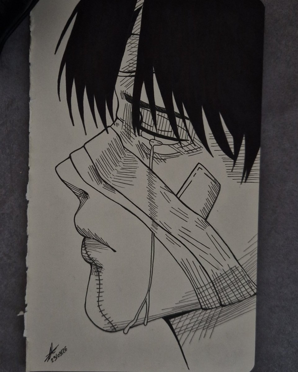 LaubuAsuya's tweet photo. Livaï Ackerman ⚔️ Attack on Titan 🗡
#attackontitan #livai #draw #drawing https://t.co/baGSzbm35f