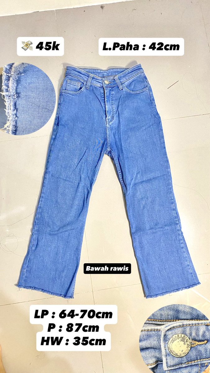 wangjiyaoen's tweet photo. 🎀 PRELOVED BUKAN THRIFT 🎀

Preloved color box, preloved celana jeans hw

📦 Order langsung klik WA https://t.co/M5ihRE6fAl
🍊Order via Sh0pee (FREE ONGKIR) WAJIB SPLIT BILL!!  #zonauangㅤ #zonajajan https://t.co/EztuPz8Osv