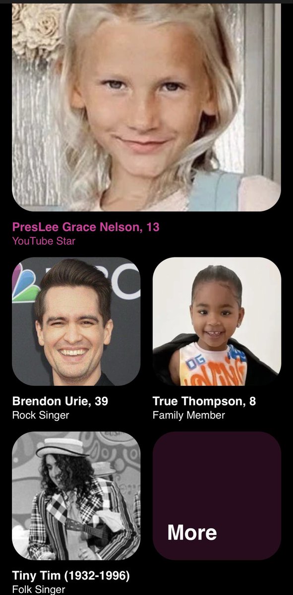 got bored and wanted to check famous birthdays....whos that smiling at me....