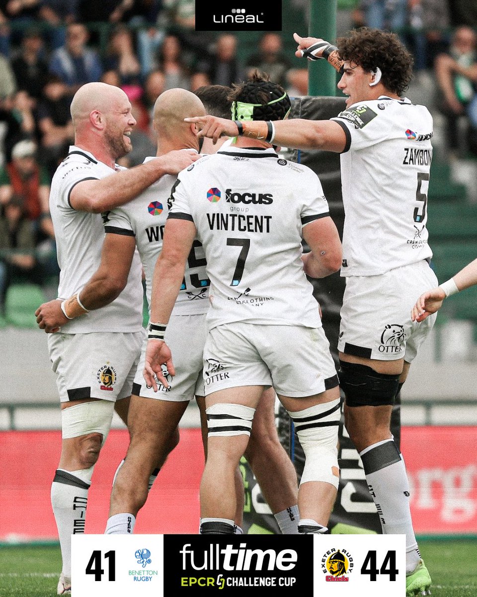 CARVING OUR PLACE IN THE SEMI-FINALS! ⚡️

#BENvEXE | <a href="/ChallengeCup_/">EPCR Challenge Cup</a>