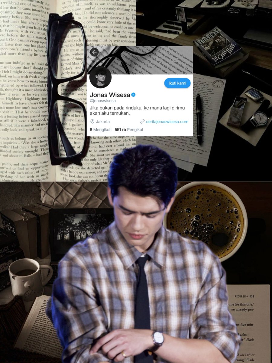 vnsmoek's tweet photo. #JossGawin AU lokal

— Hal

"Bro, lain kali jangan sedih mulu novel lu. Cewek gua nangis sesegukan padahal itu cuma fiksi." - Genta. 

"Tapi kamu baca juga?" - Jonas.

#JossWayar #GawinCaskey https://t.co/wCtxFAIyXG