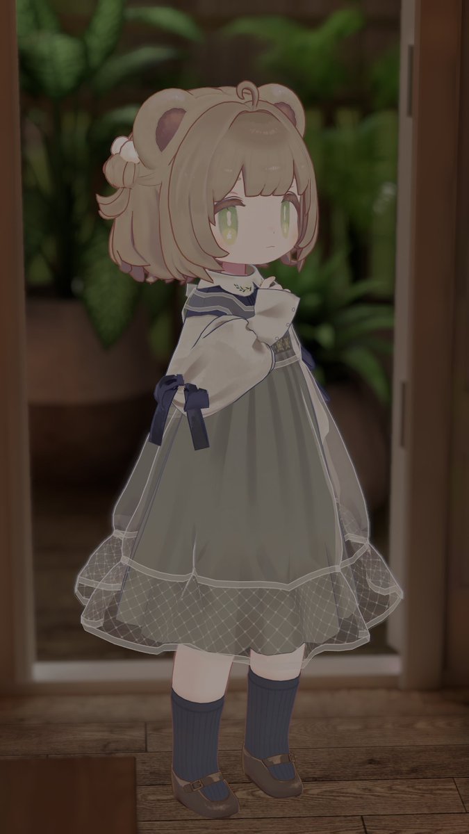 nui_bear's tweet photo. やっぱりデフォルト服が一番可愛いな～と思ったのでテクスチャ替え https://t.co/h5m18zQ59s