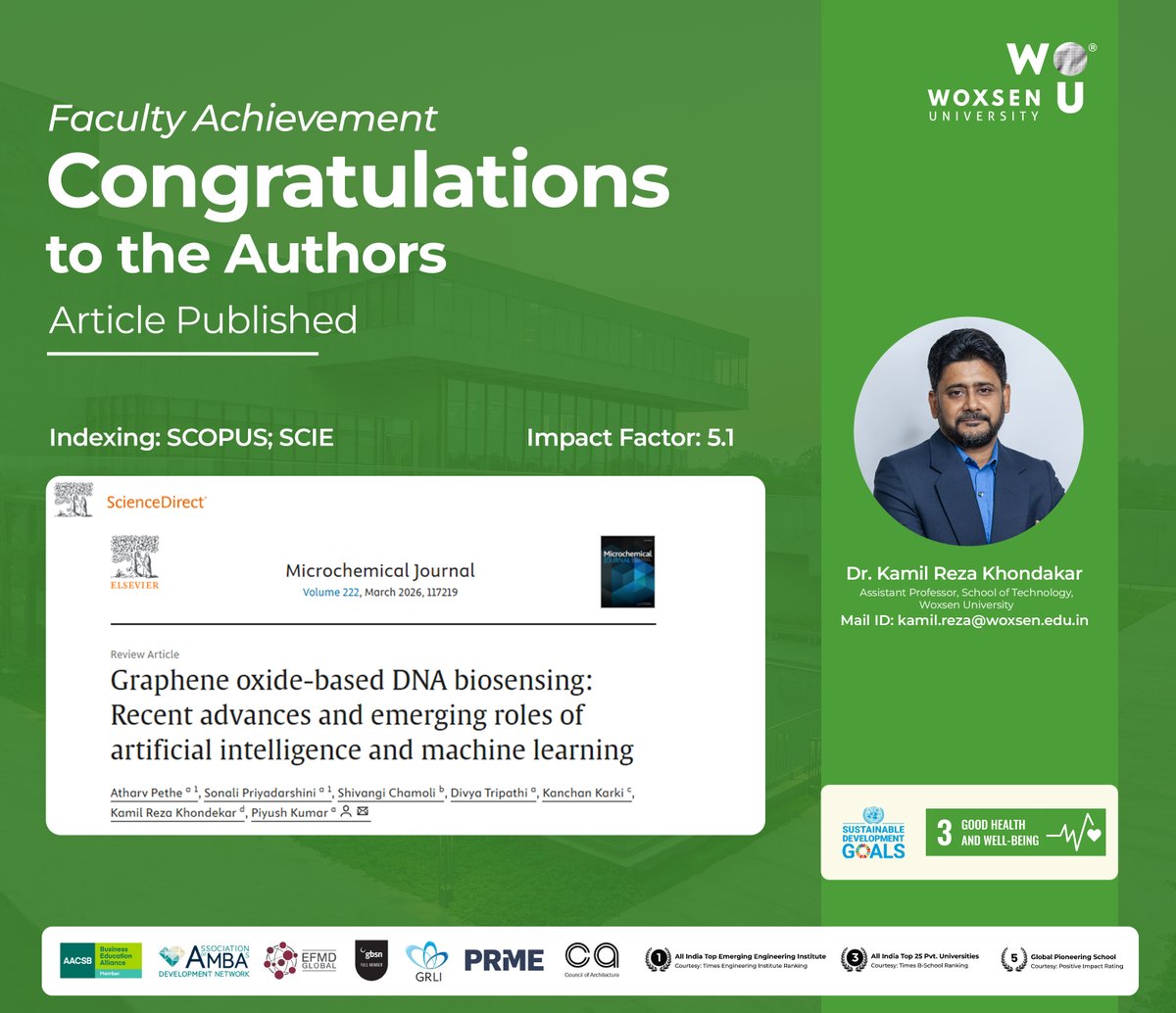 Woxsen University tweet media