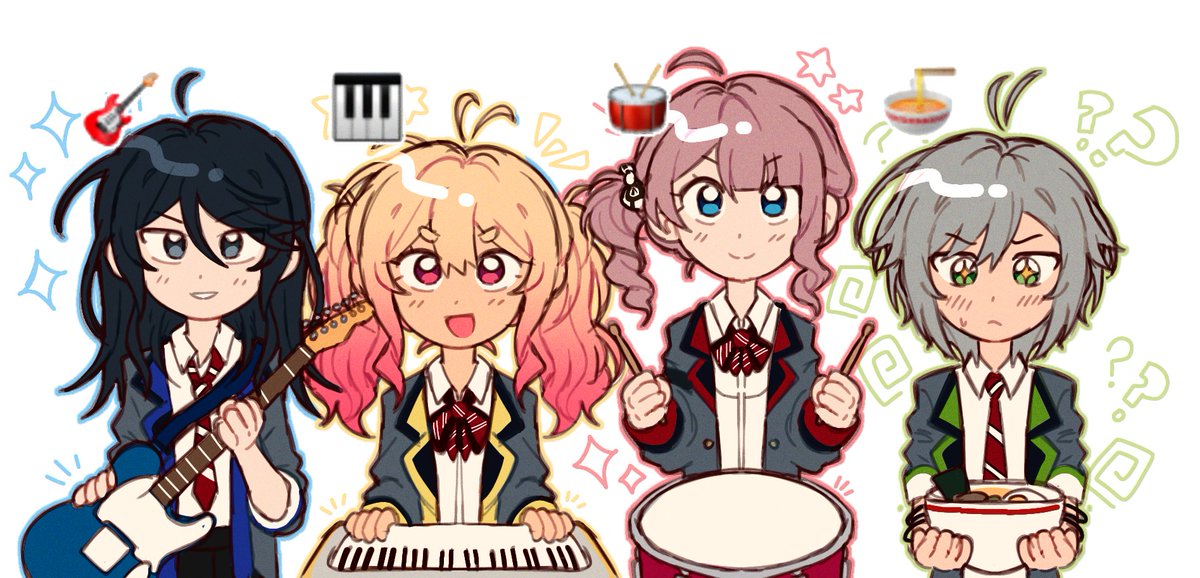 Daily Polyneed ☆ ! 🎸🎹🥁🍜 tweet media