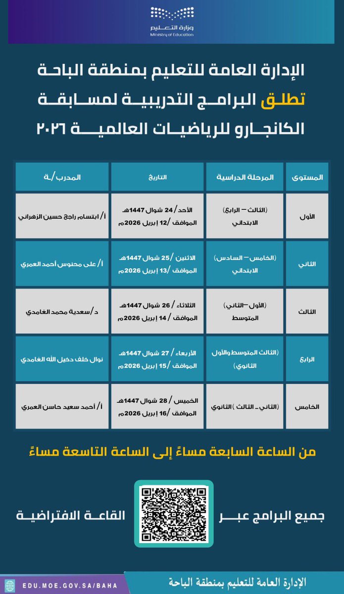 إدارة تعليم الباحة tweet media