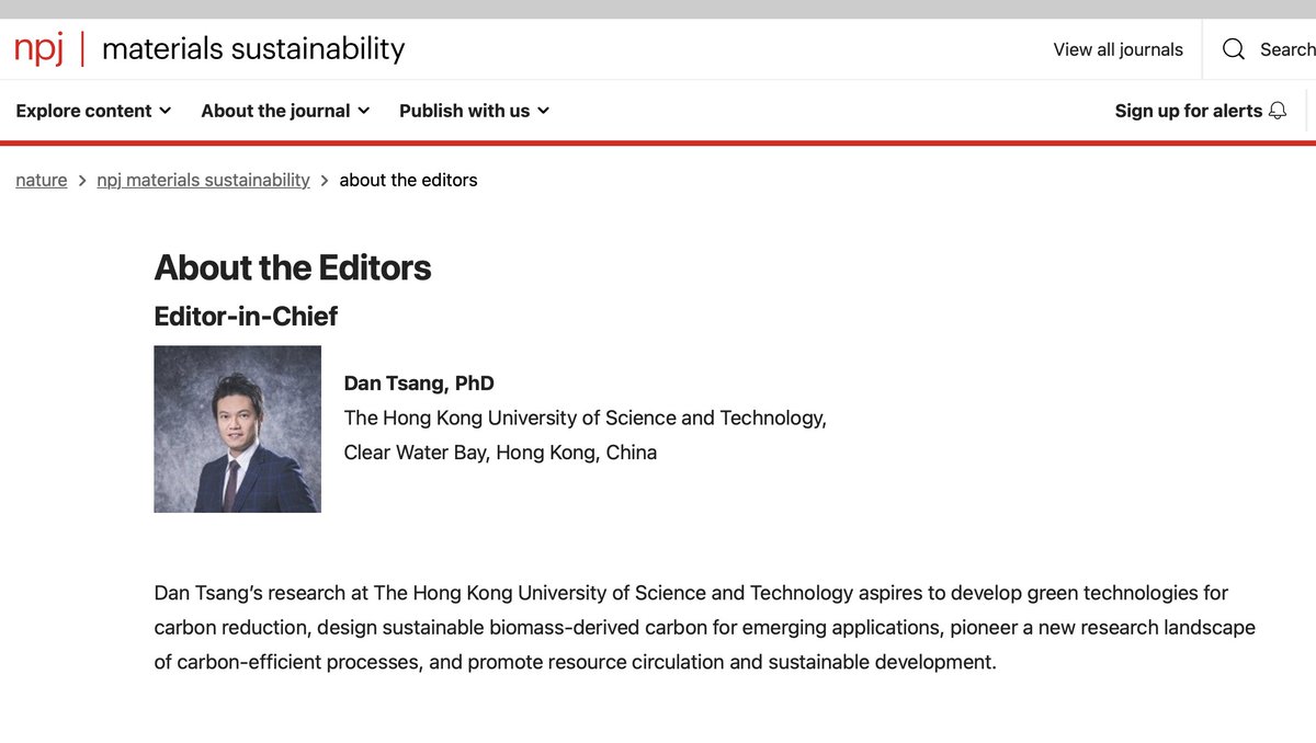 Spottingthespot's tweet image. The #papermill #fraud and corrupt editor Daniel C.W. Tsang @hkust got kicked out of multiple @ElsevierConnect journals so now he became EIC for the @NaturePortfolio journal npj materials sustainability. Seriously, when will journals screen their editors (in chief)??? @Nature_NPJ