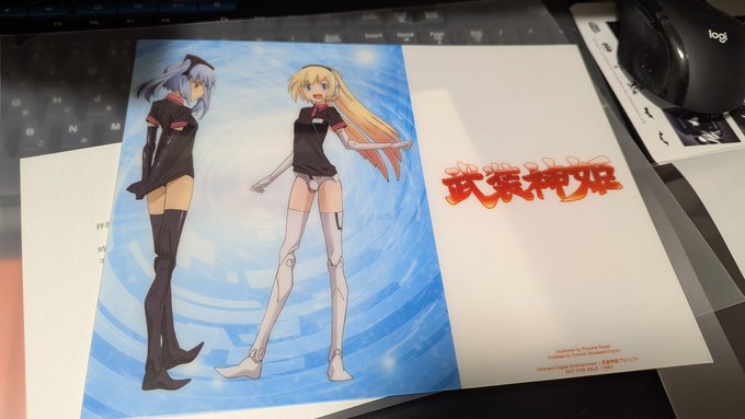 どこやったかと思っていたHMVの武装神姫スリーブでてきた 