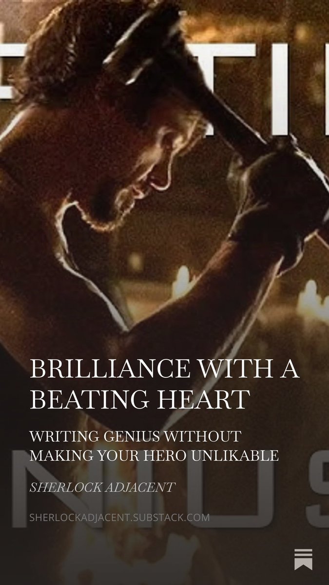 Sherlock Adjacent looks at the craft behind creating a complex yet human genius in Brilliance With A Beating Heart...
tinyurl.com/beatingheart7