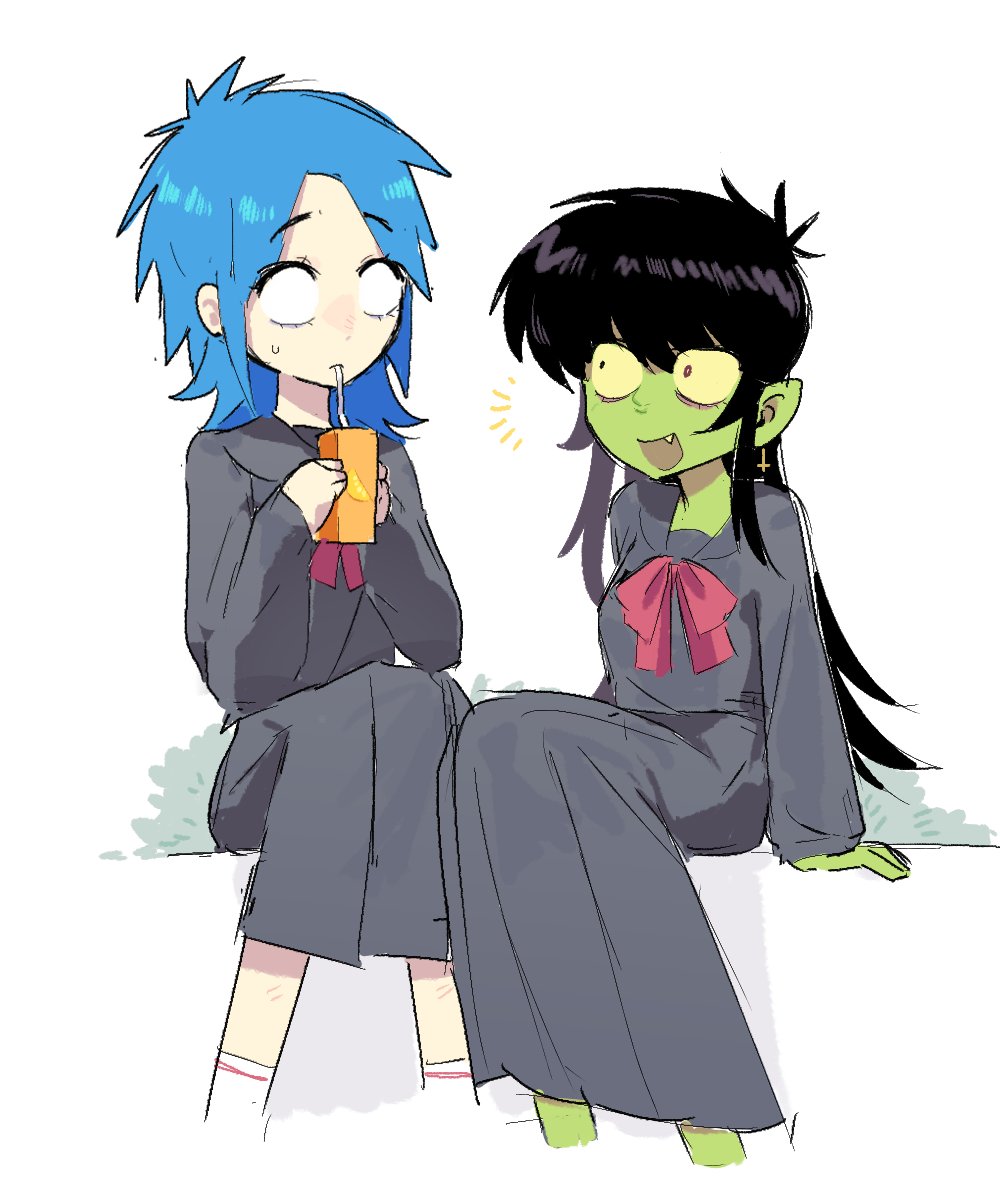 mulbeomstartrek's tweet image. #2doc
당연히 고릴라즈는 걸즈밴드물이죠