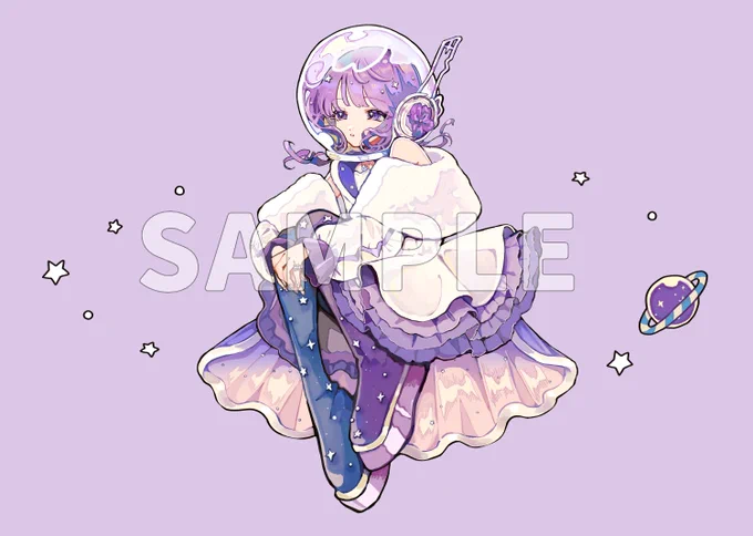 |SHIKIDA WORKS|#shikidaworks ▸ 惑星ループ / ナユタン星人 - Covered by しほ MVイラストを担当させていただきました! よろしくお願いいたします!
