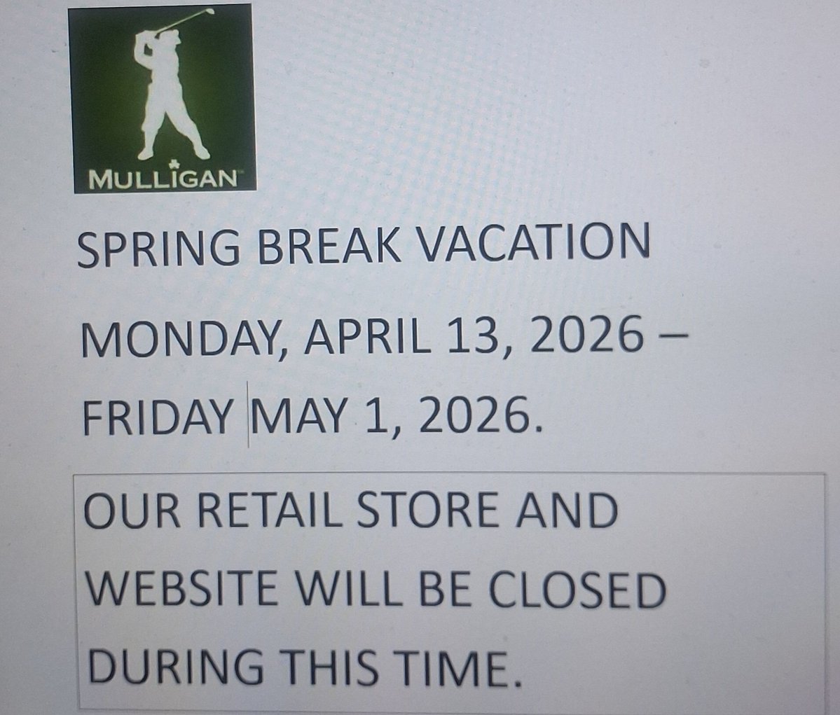 Mulligan Gear tweet media