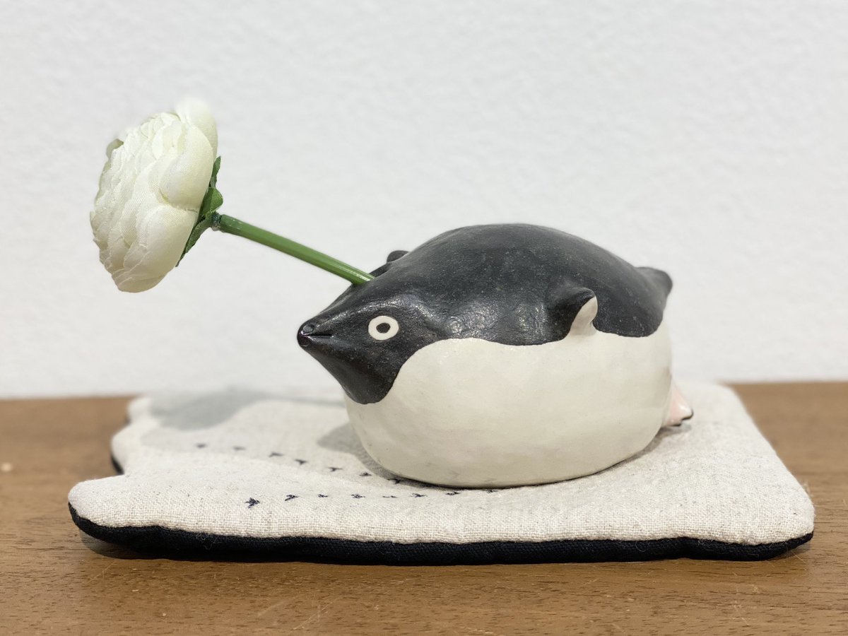 新品未使用】工藤ちえ奈 ペンギン 小物入れ 置物 アクセサリーケース