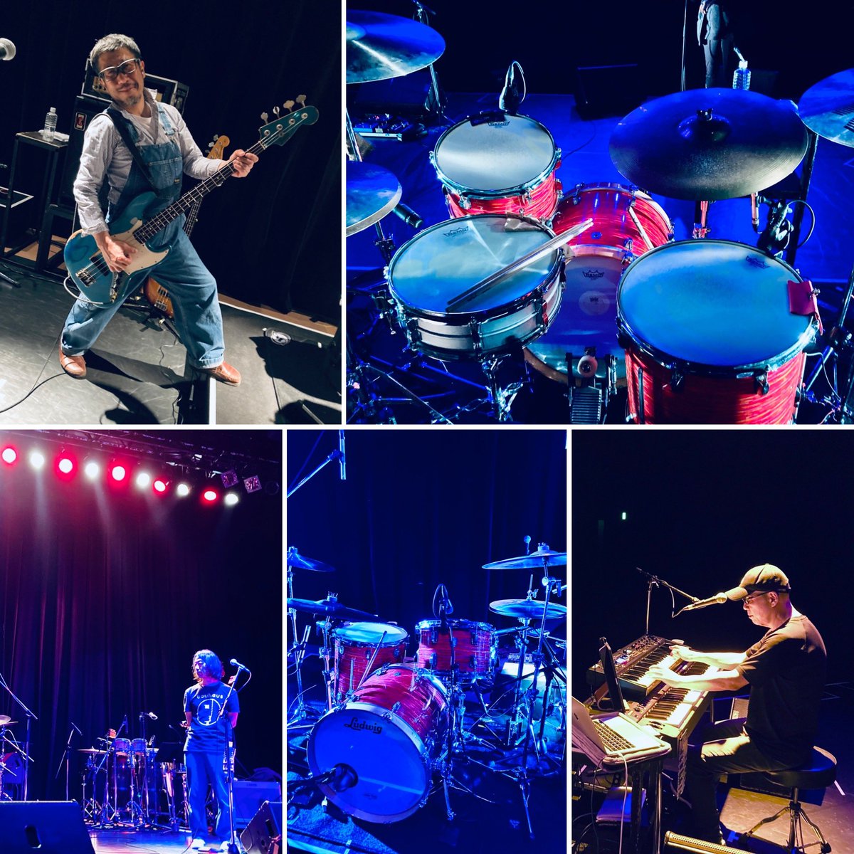 dainoji0728's tweet image. #ICE Debut Anniversary LIVE

今回ご縁がありまして、大阪&amp;amp;東京公演に参加しました。

ひたすらカッコ良い楽曲と、最高な先輩達とのアンサンブルの中で、ただただ気持ち良くプレイ出来ました。

SURFACE繋がりでもある小川真司さんと、リズム隊が組めたのも嬉しかった！

まるでご褒美な日々でした。