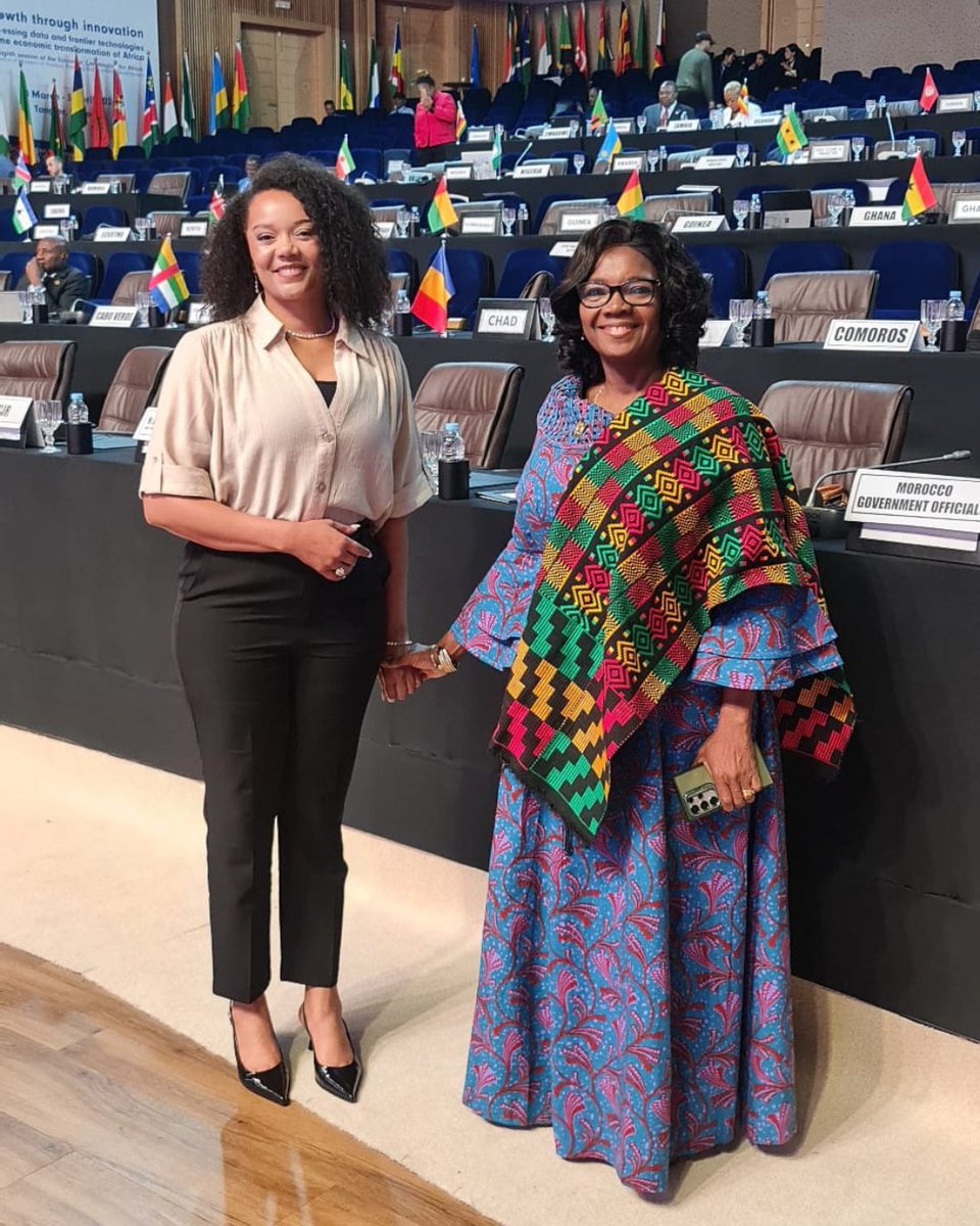 AMDiasborges's tweet photo. A pleasure to meet H.E. Mrs. Charity Gbedawo, Ambassador of Ghana to the Kingdom of Morocco 🇬🇭

Moments like these are a reminder of the power of dialogue, diplomacy, and connection in shaping Africa’s shared future. 

#COM2026 #Africa #Leadership #Diplomacy https://t.co/VQ3EbK6v7u