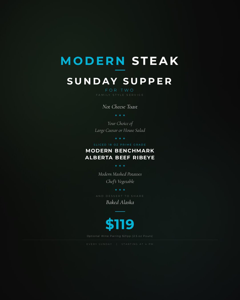 Modern Steak tweet media