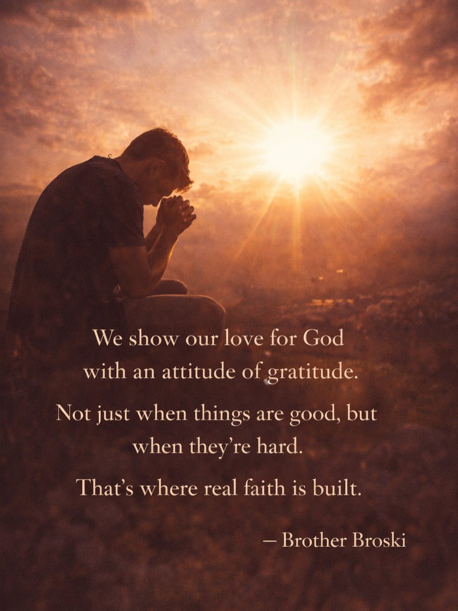 It’s easy to thank God when life is good.
Real faith is staying grateful when it’s not.

#Faith #Gratitude #Mindset #BrotherBroski