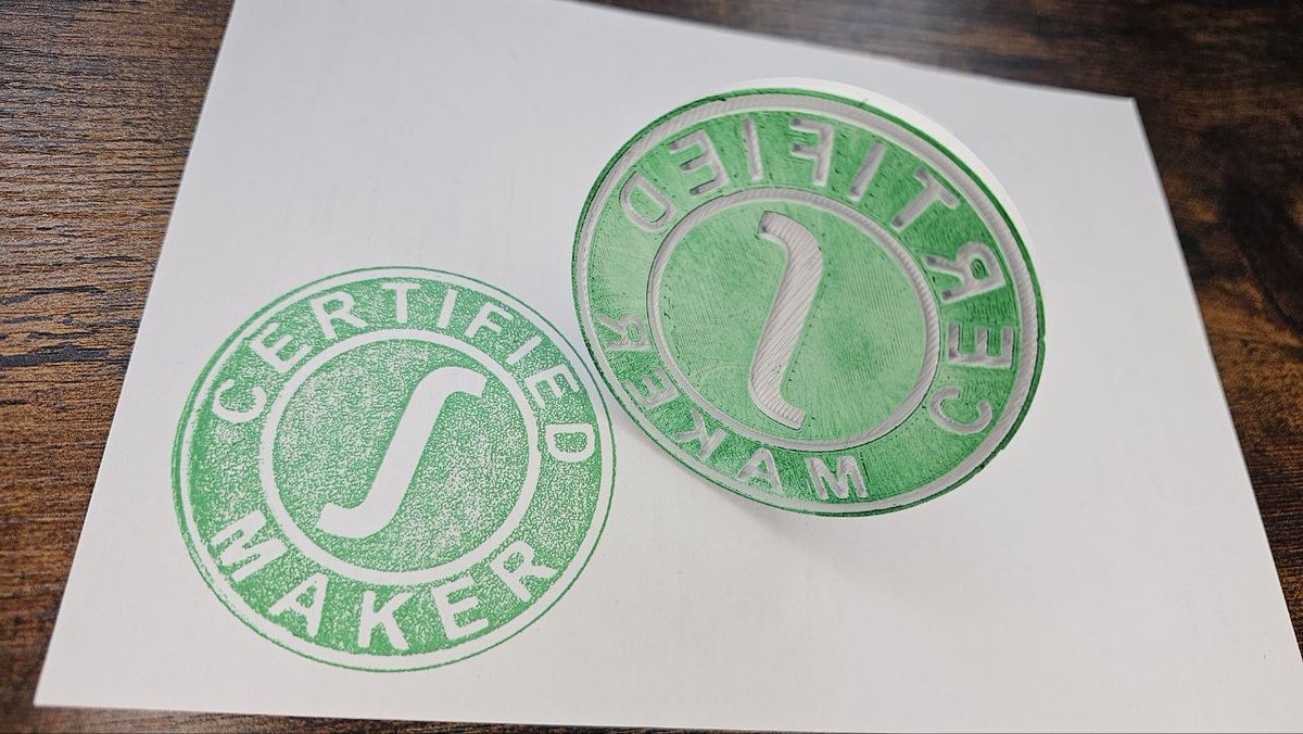 Mauker's tweet image. Certified Maker stamps are here! One for every popular 3D printer brand. Show off your maker pride! #3Dprinting #Maker

makerworld.com/en/models/2652…