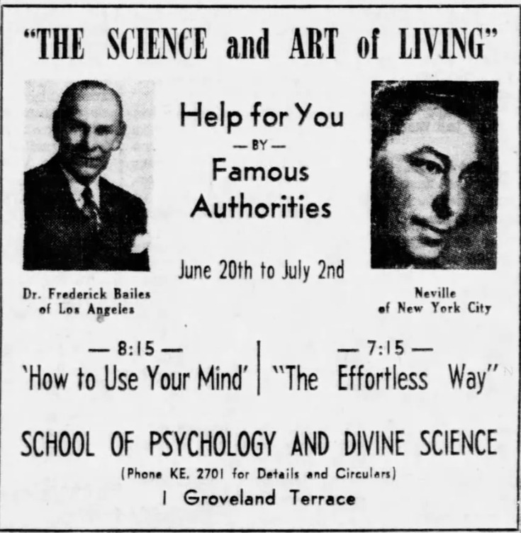 coolwisdombooks's tweet photo. #ErnestHolmes and the $25 Paranoia: What Drove #NevilleGoddard and Frederick Bailes Out of Religious Science https://t.co/NxOKcflljL https://t.co/PzBXpIJUGx