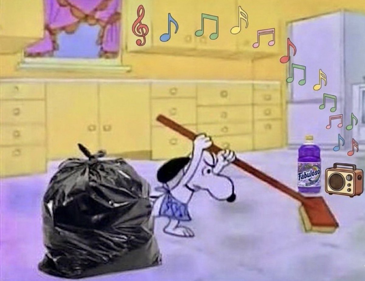 Levantarme con la pijama puesta, abrir todas las ventanas, poner música a todo volumen y limpiar hasta que la casa huela a persona responsable.