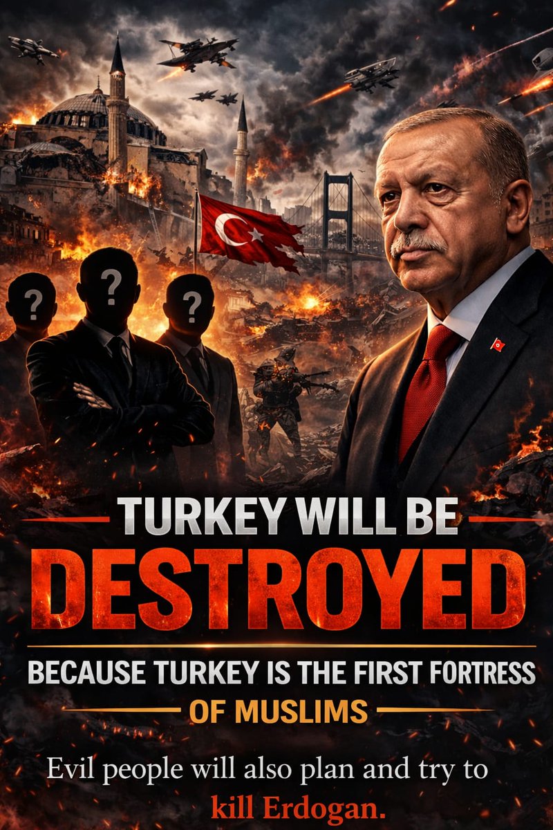 The fall of Turkey! On March 3, 2017, Muhammad Qasim saw a vision of the fall of Turkey due to the enemies of God and a massacre, a movement in the Middle East.
Muhammad Qasim