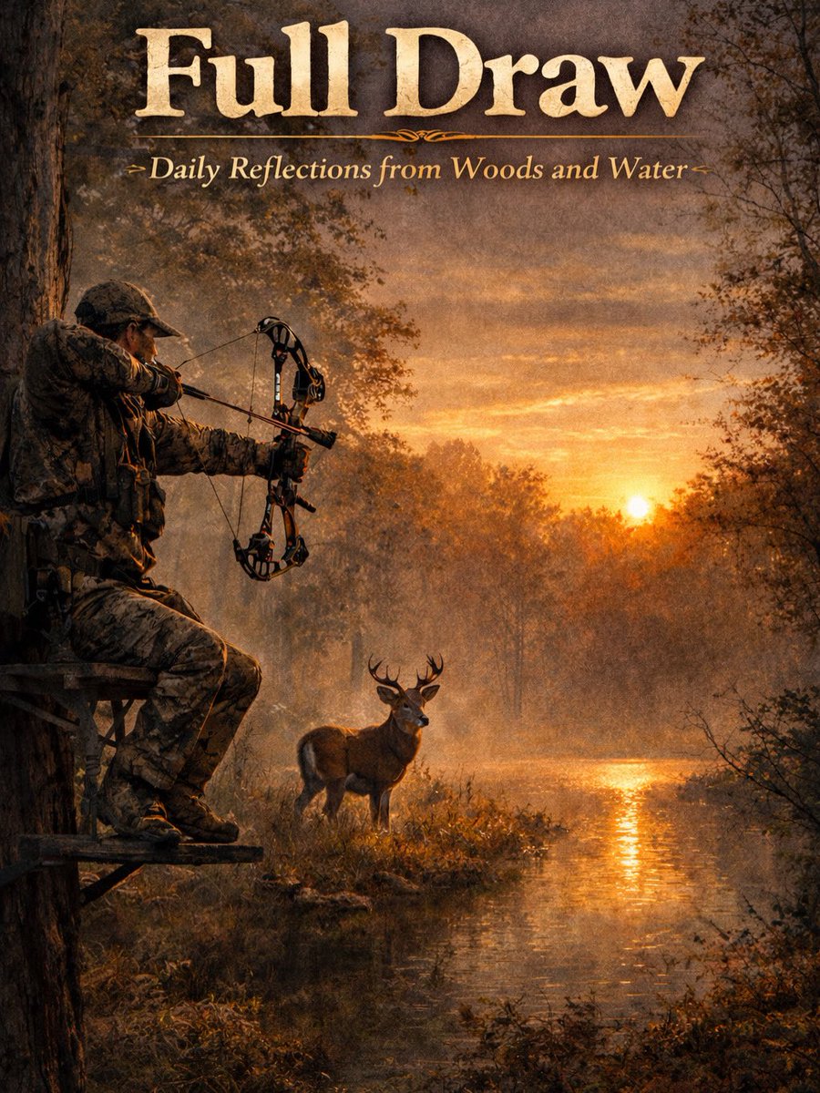 Day 102 of 2026
Staying Sharp | Full Draw: Daily Reflections from the Woods and Water

Familiar doesn’t mean finished.
Stay sharp. The next moment still matters.

#FullDraw #WoodsAndWater #StaySharp #SpringSeason #MissouriBowHunters