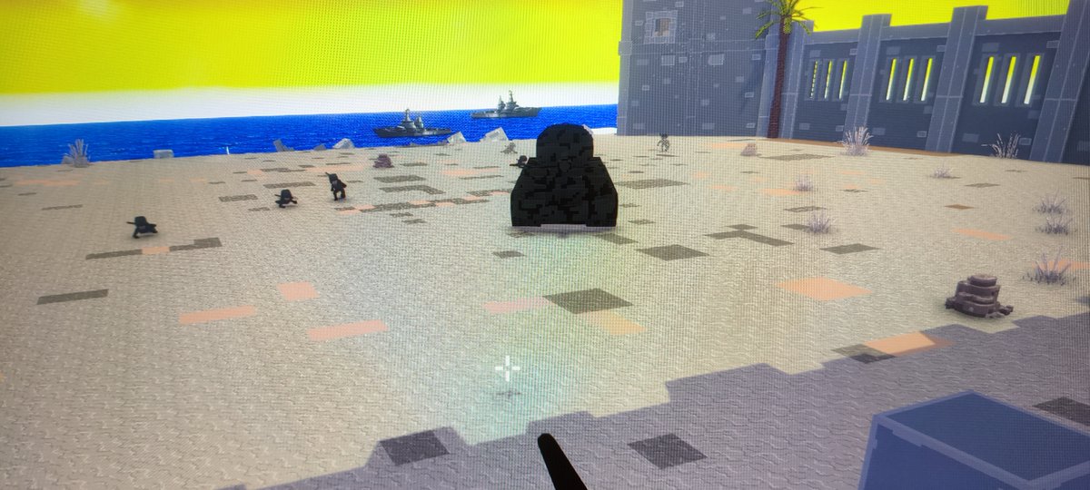Joe08310's tweet photo. Tank spotted in The Sandbox Season 7. Somehow survived long enough to snap it. @TheSandboxGame  https://t.co/ncFLDISVRM #Season7 https://t.co/q4pEor3614