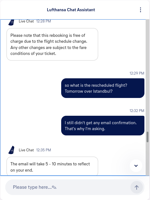madsenVision's tweet photo. @lufthansa @Lufthansa_DE please fix your shit. I had to spam the chat to get in the "waiting for human" que. Then in the end that "human" just cancells your flight and kicks you out of the que. Ticket closed I guess. But I have no idea about my new schedule. Phone the same 💩 https://t.co/0djgqltCzW
