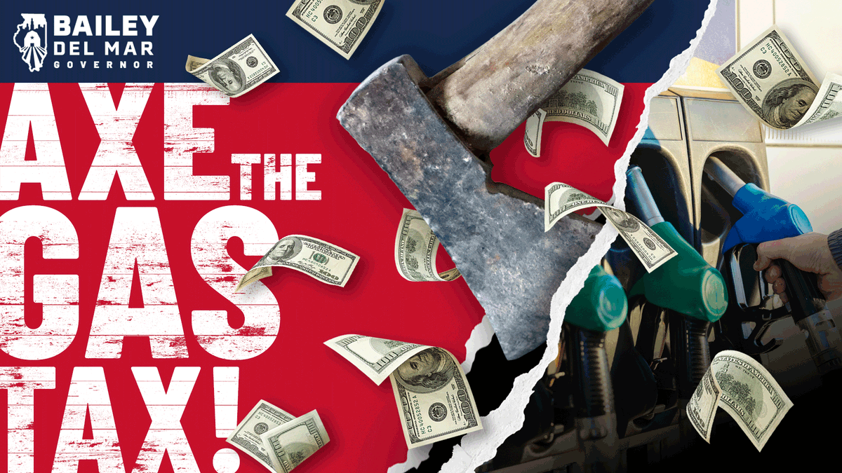 Pritzker DOUBLED our gas tax. There's $3.3 BILLION sitting in the road fund unspent. He raided it for budget holes and spent billions on pork. 

Our roads are still garbage and our gas goes up every year with no vote. 

Axe the gas tax. Spend what's left on roads and bridges.