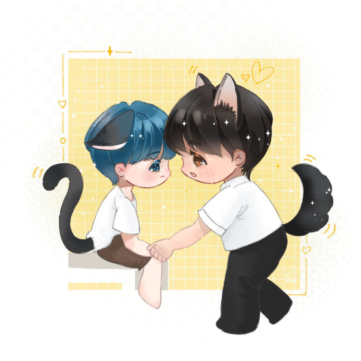 Ruiiihanbb's tweet photo. Now phi Arthit has his own cat 🐈 

@legendngern @oattrttt
#ngernoat 
#FoureverYouProjectPart2 https://t.co/DHh6tXjNZG