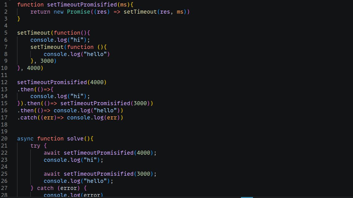 dhanjitdotdev's tweet photo. Promises have never been so clear to me before 😎. 
Before I simply wrote the async await code and I was good to go this is the first time i really understood what promises are . From cohort 3.0 harkirat @kirat_tw https://t.co/IFi0dF7Kj7
