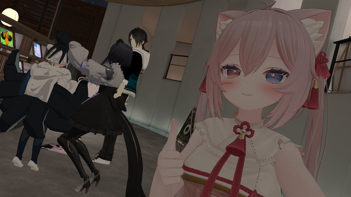 miiinavrchat317's tweet photo. めちょ楽しかった〜！！！！！
たまにはVRchatもいいね……！！•̀⩊•́
またすぐ時間みつけてやるんだーい！ https://t.co/N700Ek5o06