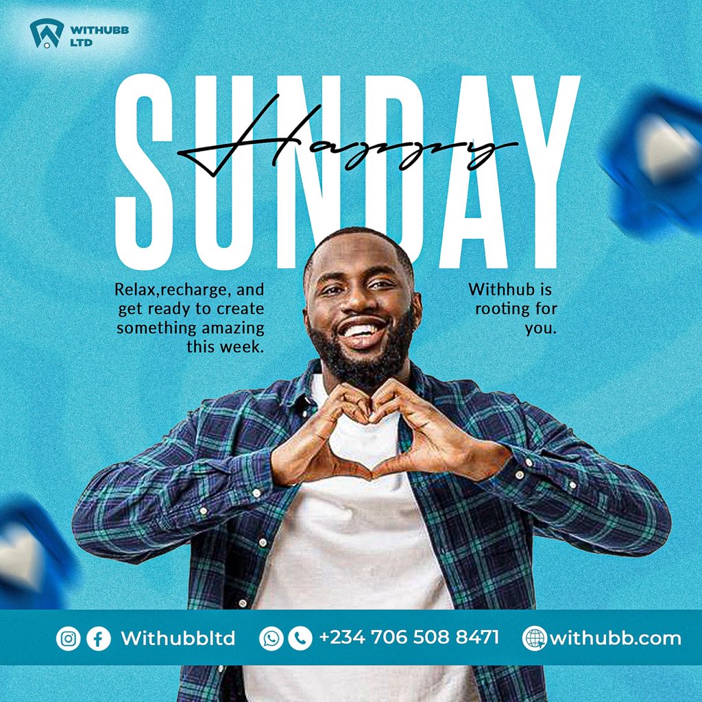 withubb's tweet image. Happy Sunday from us at withubb Limited.

#happysunday #webdevelopment