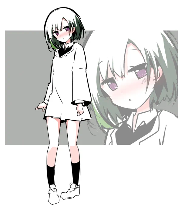 唯世かのんさん…! スタイリッシュに描けばいいやって思ってたのに、途中から衣装可愛くしちゃってほんと意味不明な練習になっちゃったけど、折角だからあげておきますっごめんなさい…?!