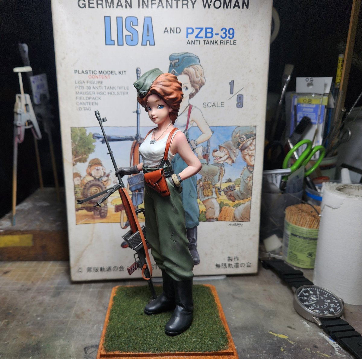 #懐かしい廃盤プラモデル出てこいや
無限軌道の会｢LISA｣(製作:越智信善氏)　Ver違いで三種あったそうで、再販して欲しいですね
