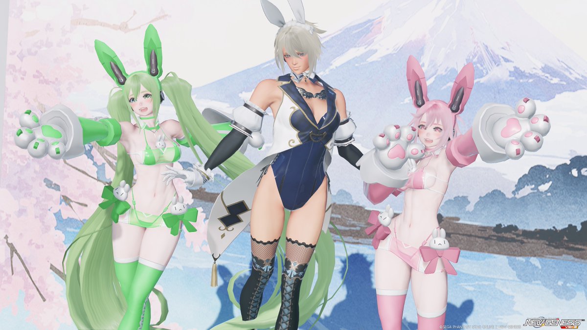 めるかっつさん回収させていただきました～！真っ白バニーに挟まれての撮影とても眼福なのでした！！
#PSO2NGS #PSO2NGS_SS #とりにきた
x.com/ngs_storage/st…