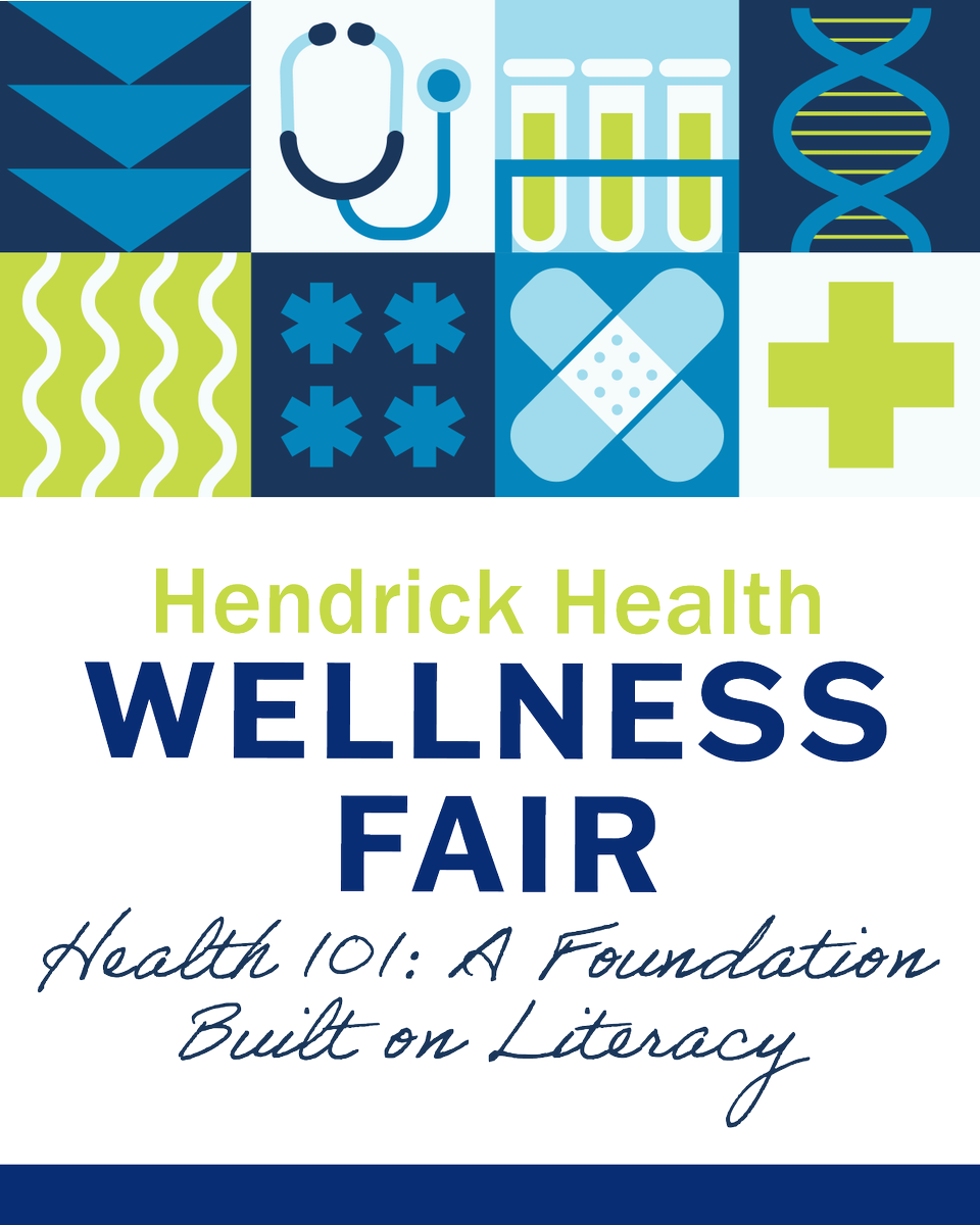 Save the date for Hendrick Health's Wellness Fair! 
Saturday, May 2, 11 a.m. – 4 p.m.
Mall of Abilene, 4310 Buffalo Gap Road

Enjoy door prizes, health education sessions, resource booths, a blood drive and more!