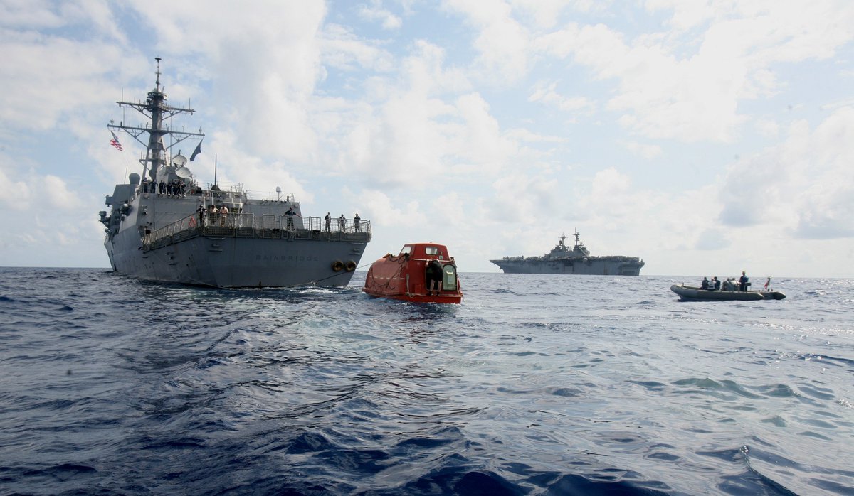 NavalInstitute's tweet image. #OTD in 2009, U.S. Navy SEAL snipers eliminated three Somali pirates who were holding Captain Richard Phillips hostage on a lifeboat. The pirates had earlier seized the Maersk Alabama, the first U.S.-flagged ship to have been boarded by pirates in two centuries.