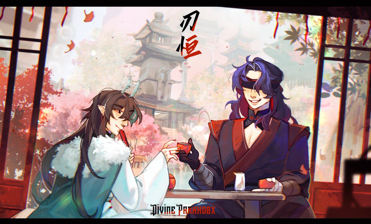 DivineParahdox's tweet photo. What if Dan Heng &amp; Blade were in the TGCF universe? 👀✨

#Renheng https://t.co/936Uaf6g7M
