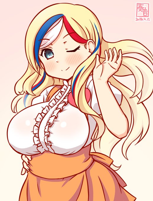 「ワインをお持ちしましょう。待っててください♪」

#艦これ版真剣お絵描き60分一本勝負_20260412
#コマンダン・テスト 