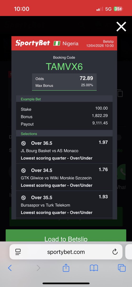 Akinde4486's tweet photo. TAMVX6 72 odds @chriscxss https://t.co/2z2lmUT8rC